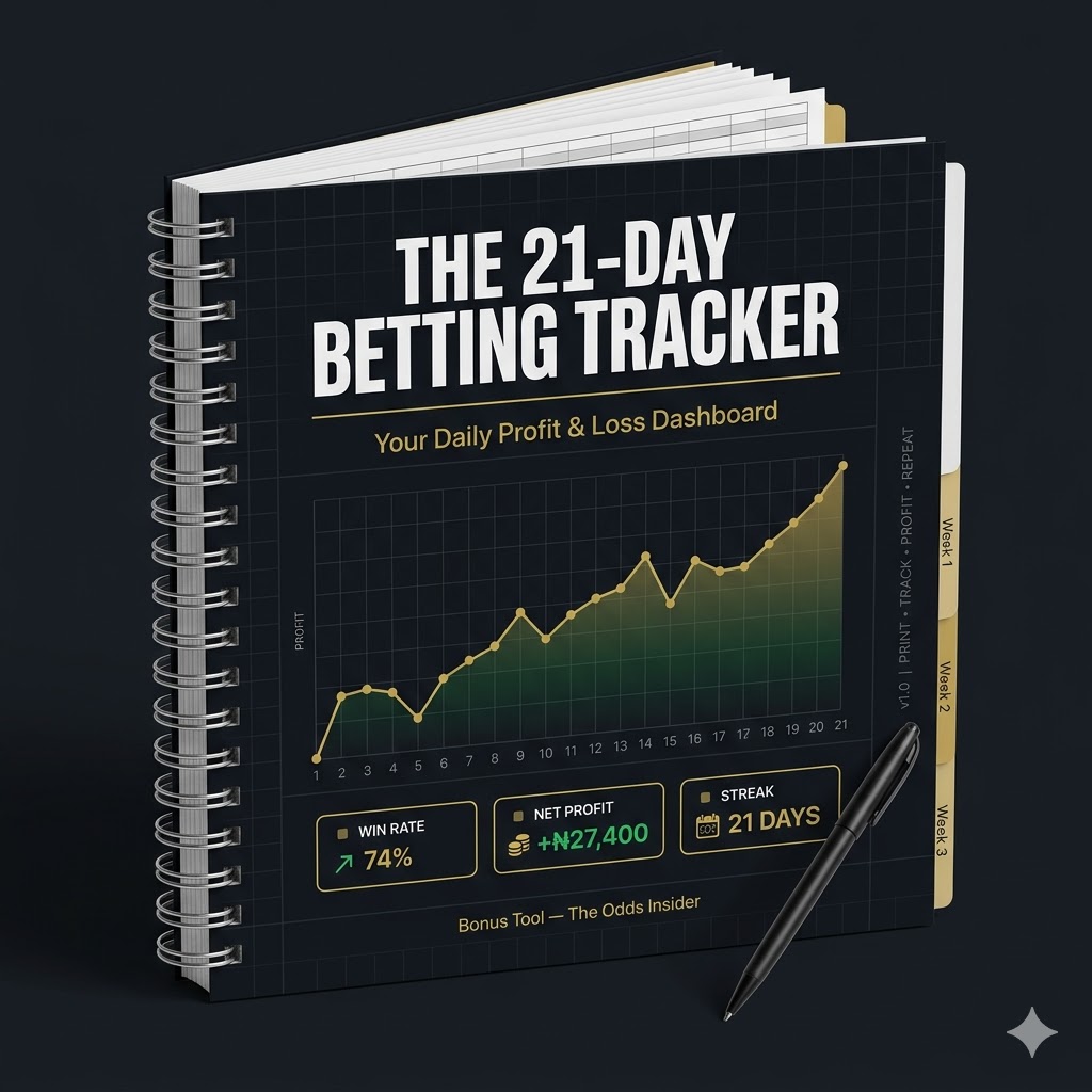 Bonus #1 - The 21-Day Betting Tracker